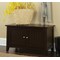 Alaterre Furniture Shaker Cottage Tray Shelf Coat Hook with Cabinet Bench, Chocolate ASCA0509CL - alternate 3